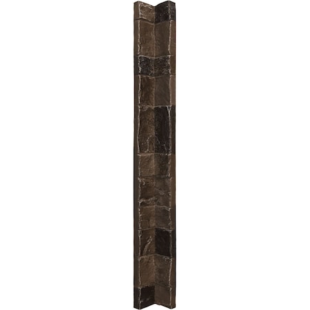 Ekena Millwork Universal Inside Corner for StoneWall Faux Stone Siding Panels PNUIC03X48WP